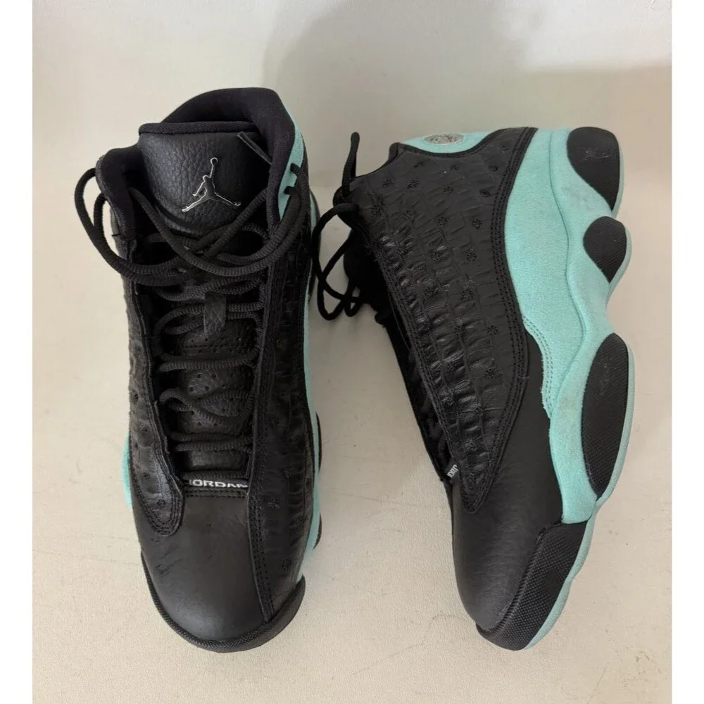 Air Jordan 13 Retro Sneakers Mens Size 8 Island Green Shoes